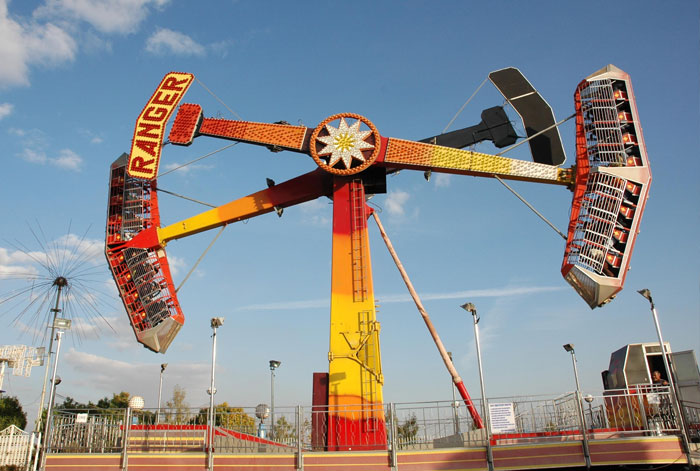 Contrôles des machines de parc d'attractions