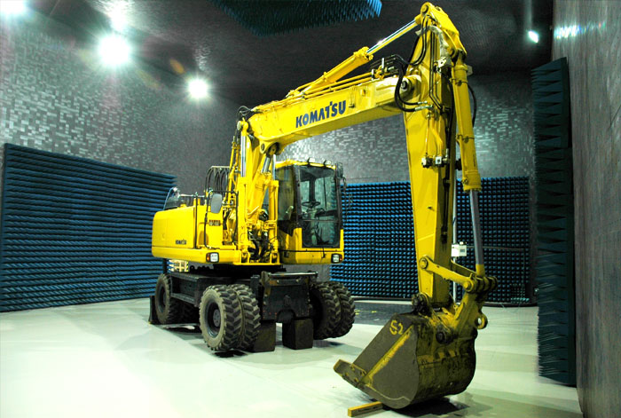 Essais CEM des machines de construction